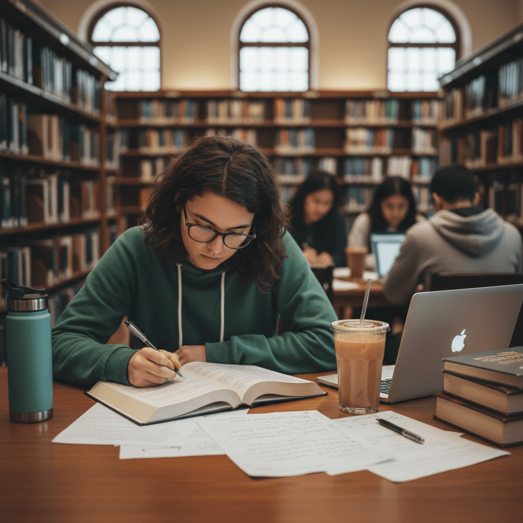 Exam season apple ginger Americano