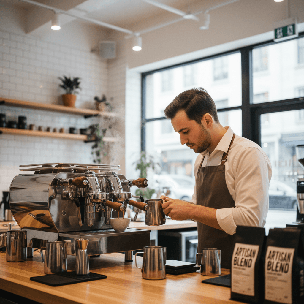Americano dengan infusi strawberry