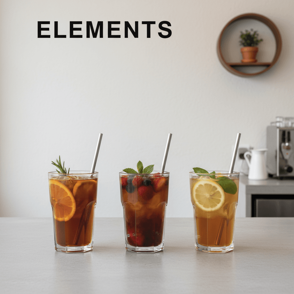 Americano dengan infusi lemon