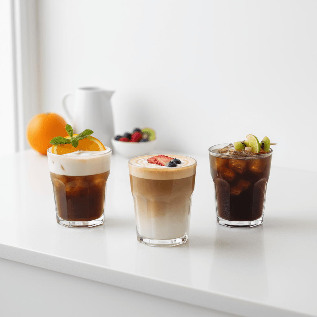 Americano dengan infusi mangga